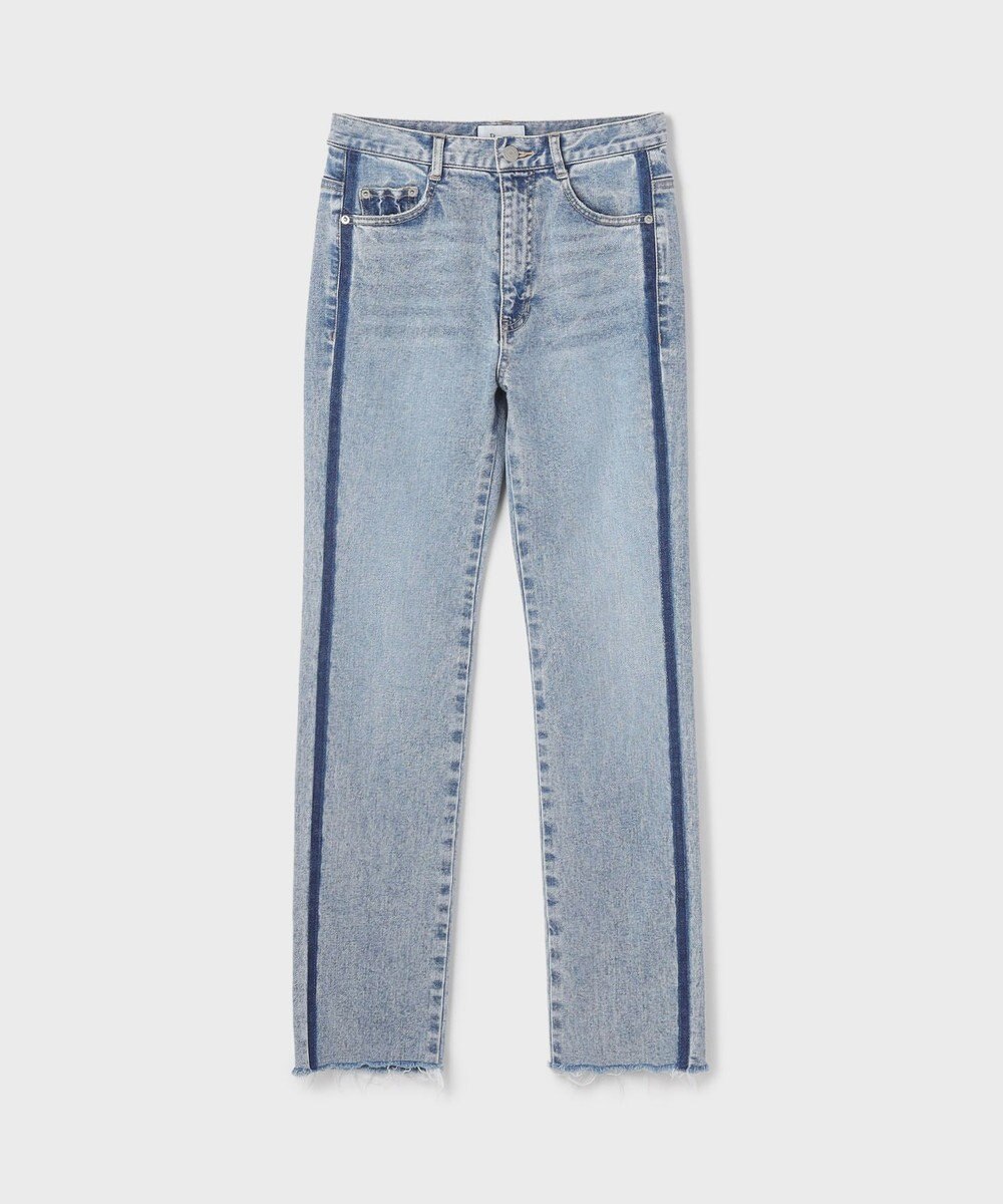 GRACE CONTINENTAL ラインスリムデニムパンツ 
