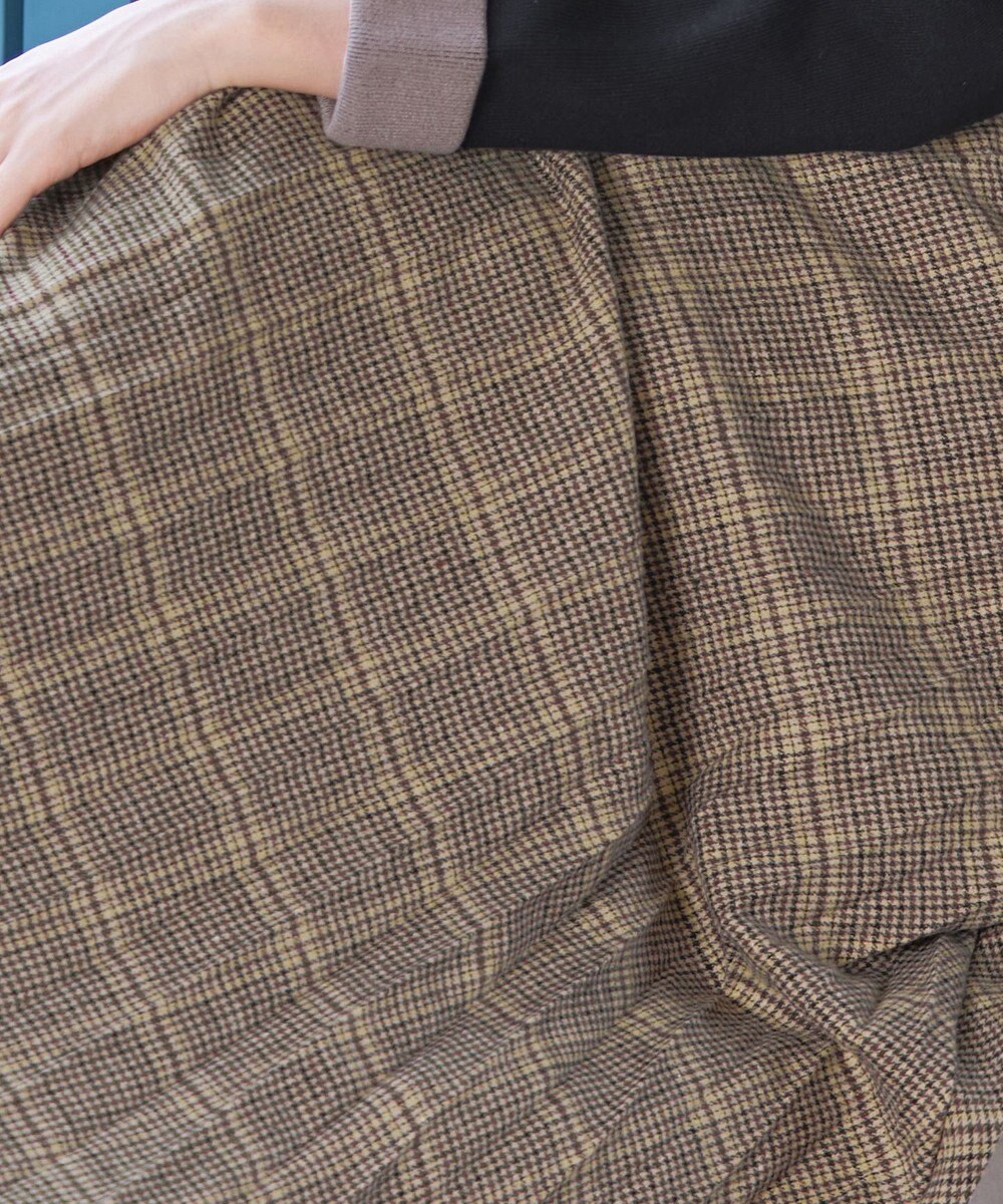 Tiaclasse 【安田美沙子さん着用】チェックプリーツスカート 