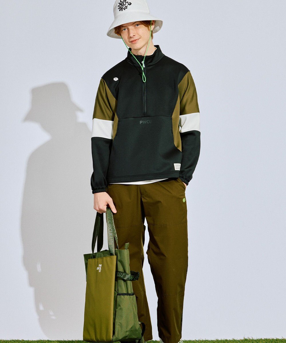 PW CIRCULUS 【MEN】カラーブロッキング プルオーバー ゴルフ 
