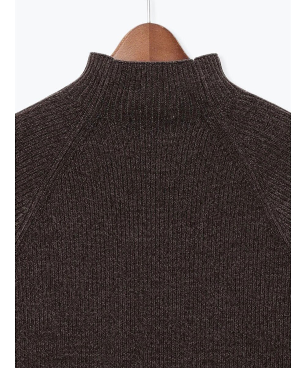Te chichi モールリブスタンドネックニット 