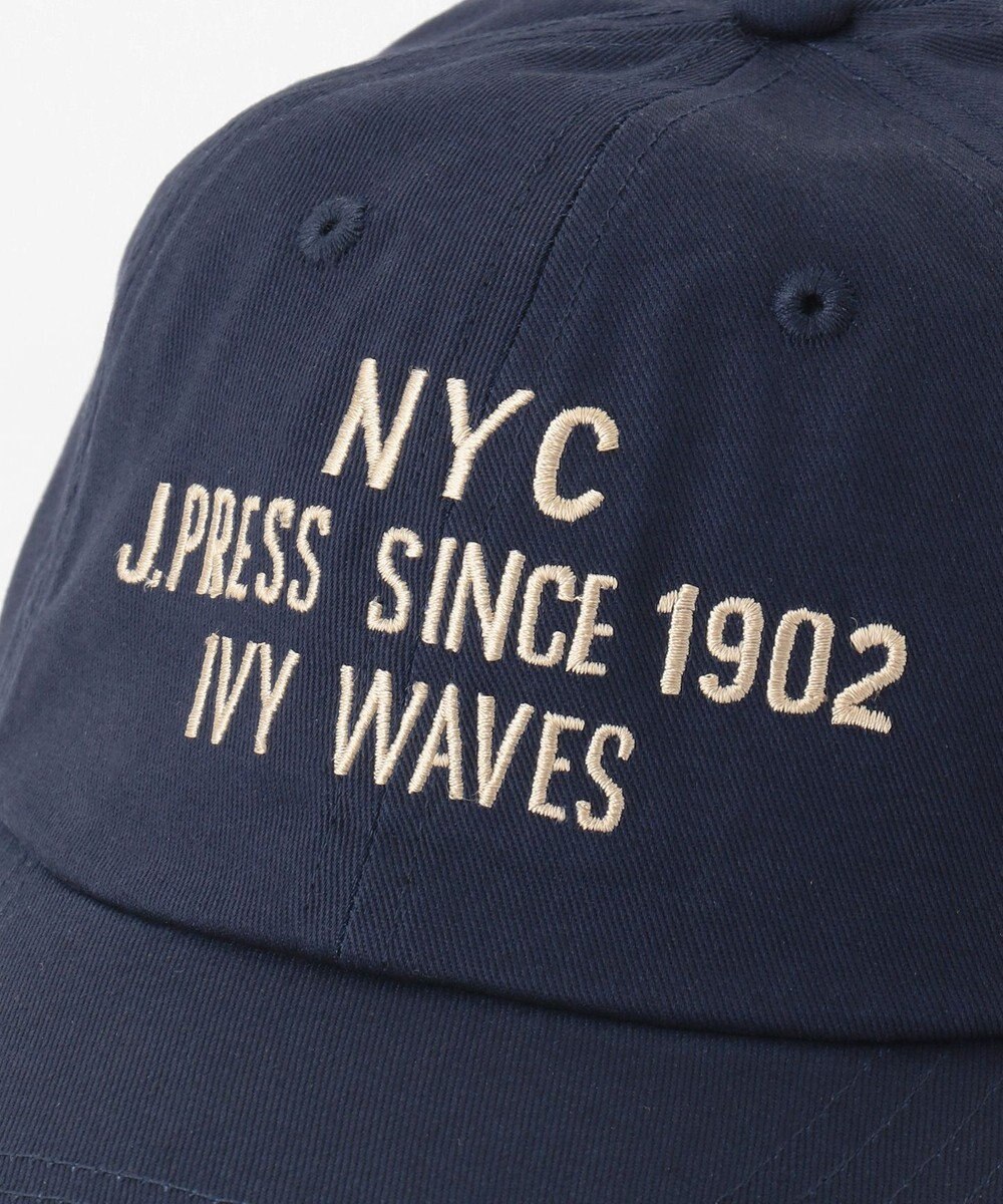 J.PRESS MEN 【NYUZELESS】コットンチノ 刺繍 キャップ 