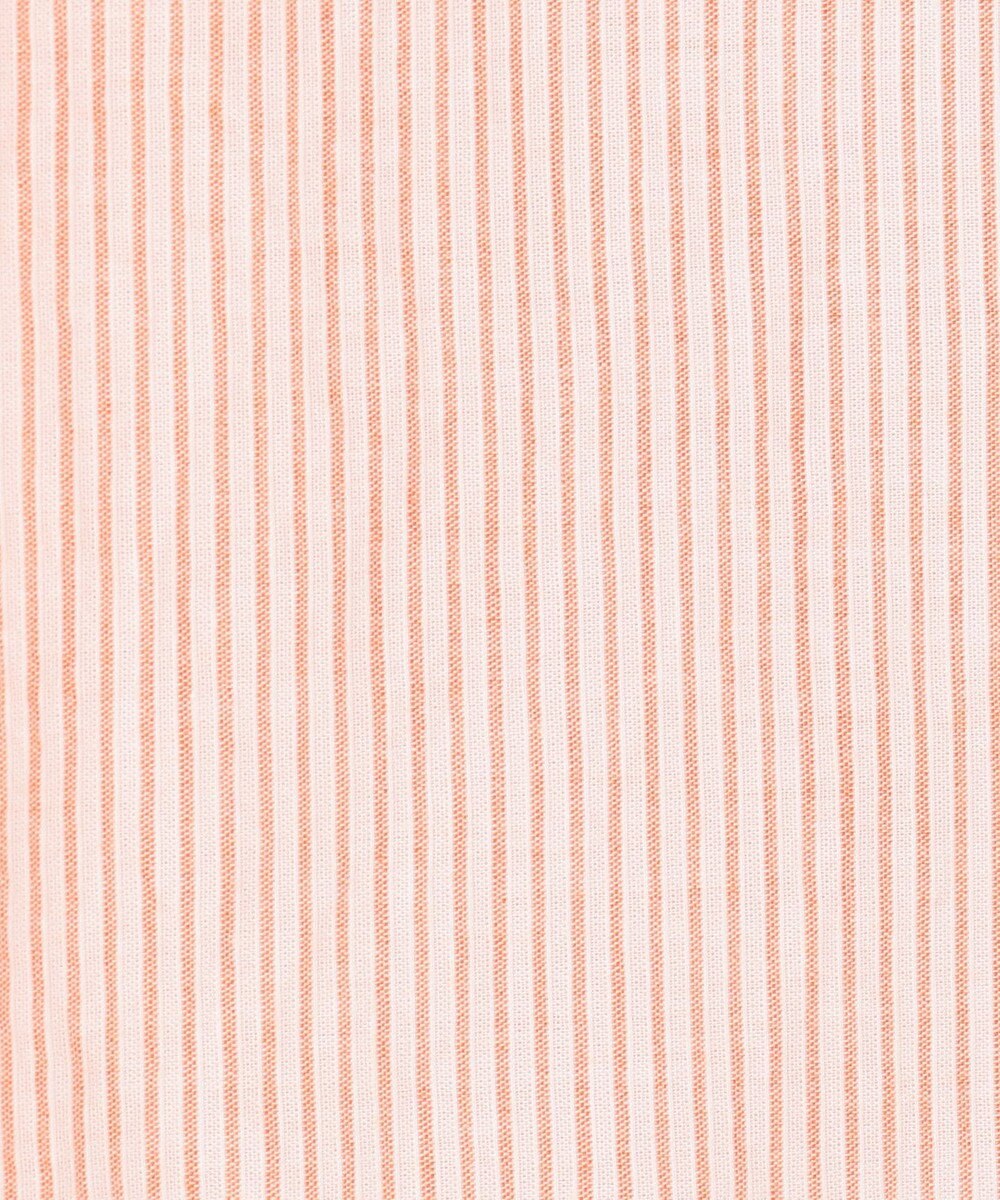 JOSEPH ABBOUD 【サスティナブル・７分袖】コットンリヨセルリネンコードストライプ シャツ 