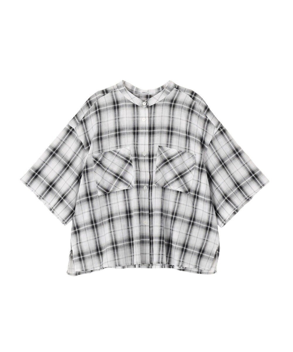 CRAFT STANDARD BOUTIQUE バックギャザーポンチョシャツ 