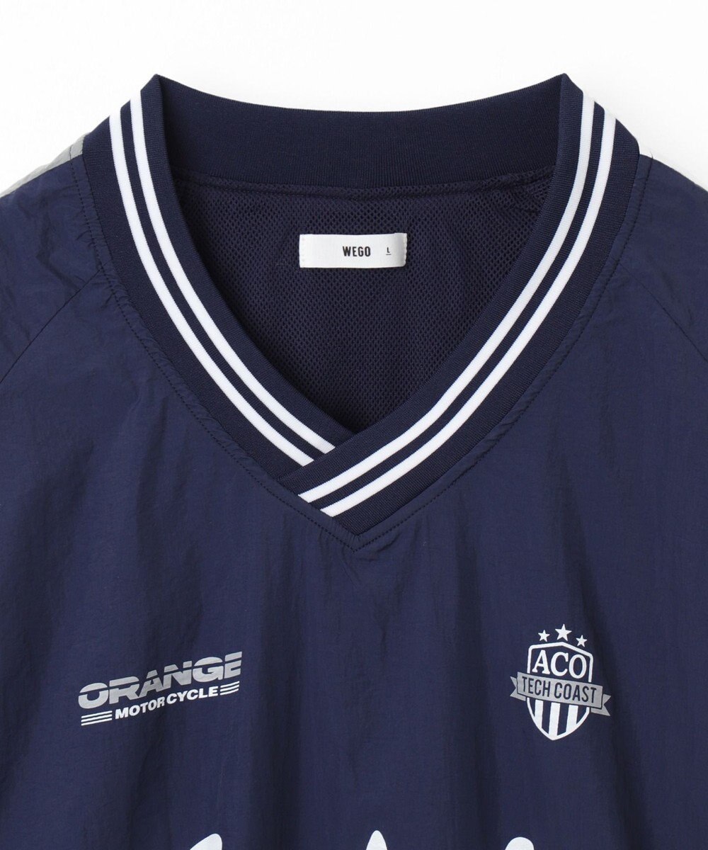 WEGO 【ユニセックス着用ITEM】ナイロングラフィックプルオーバー 