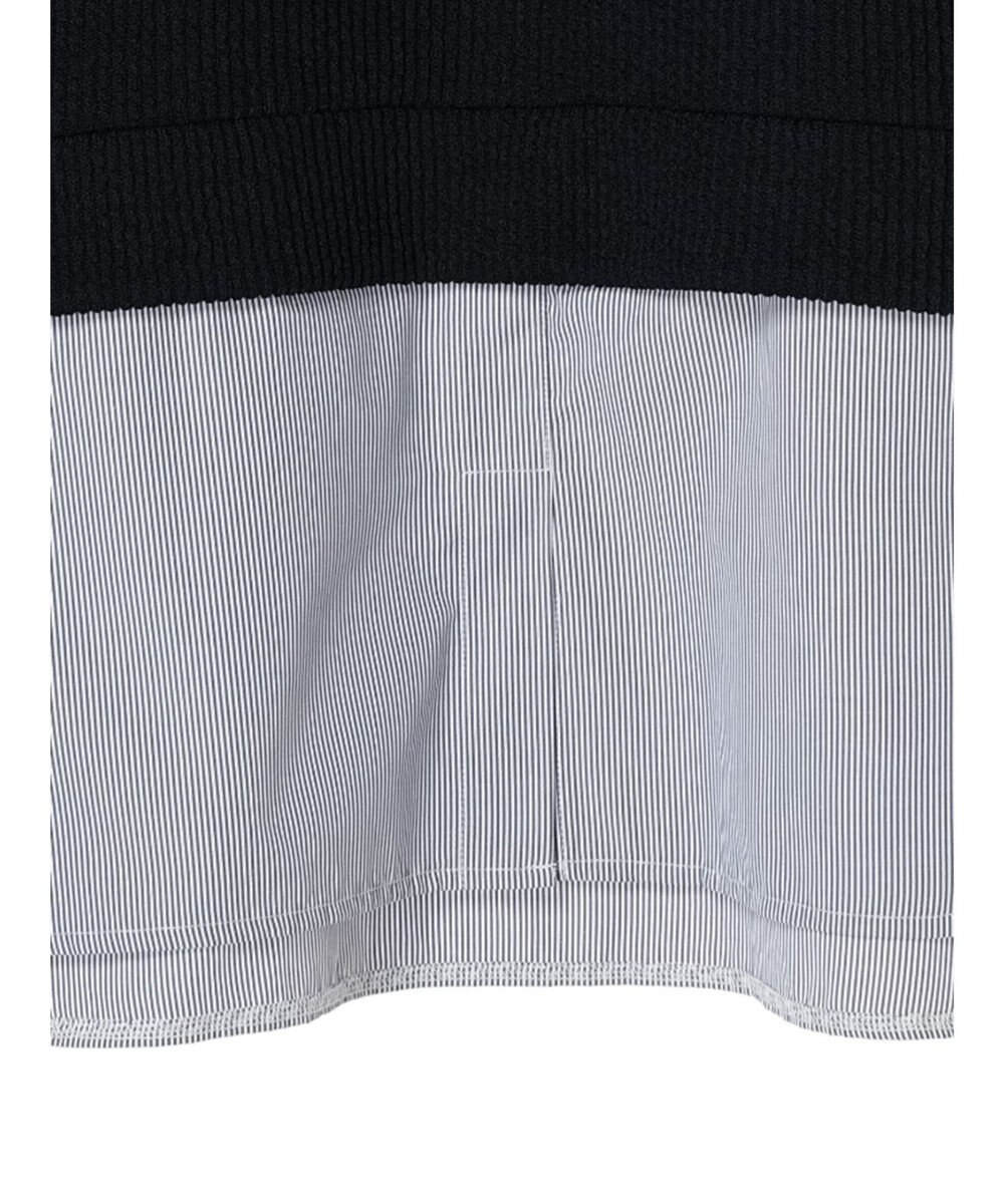 Green Parks ニットソードッキングチュニック 