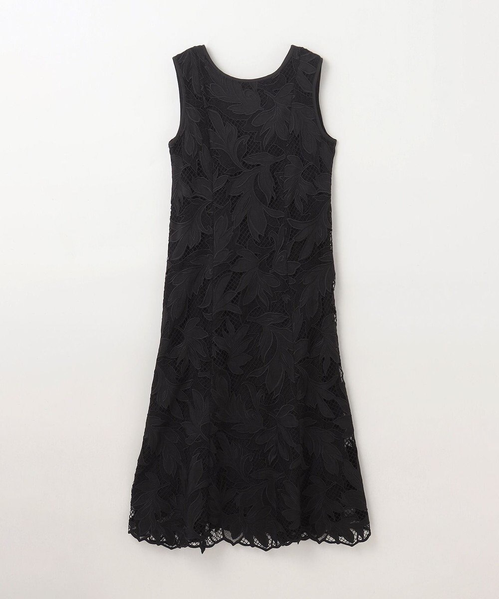 GRACE CONTINENTAL ケミカルリーフドレス 