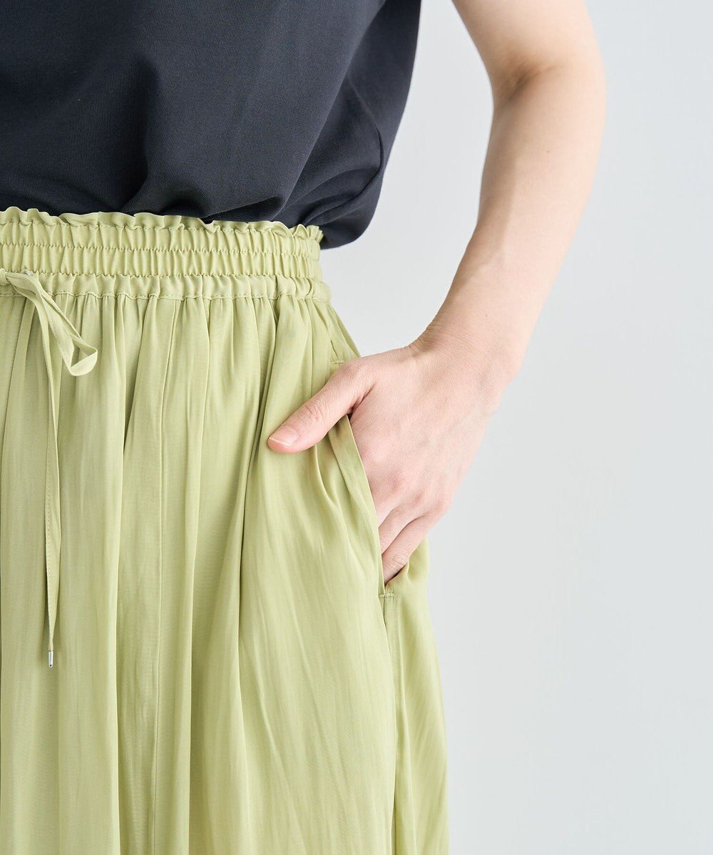 Green Parks サラフレワイドパンツ（無地） 