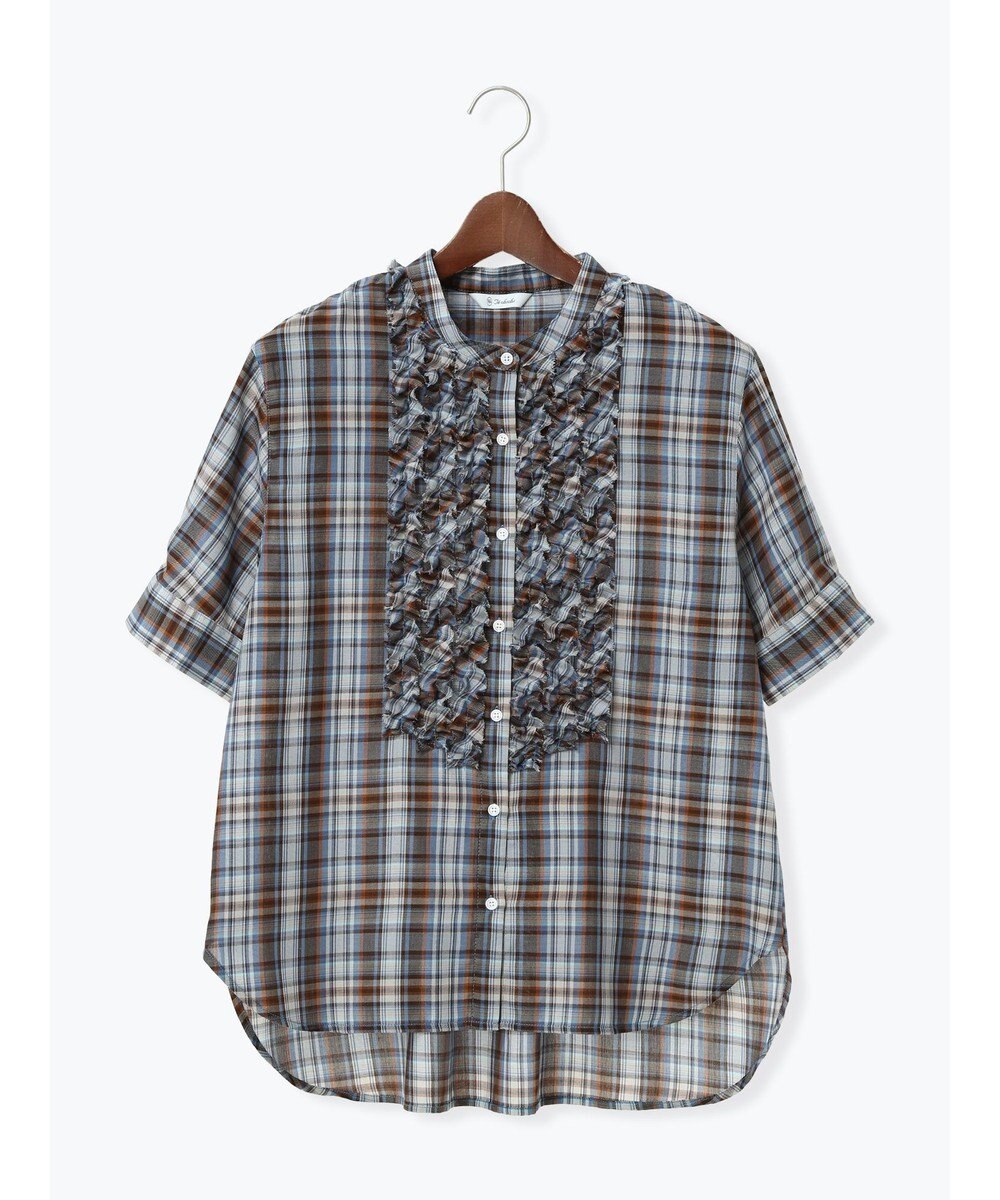 Te chichi チェックフリルブラウス《2026 SUMMER LOOK item》 