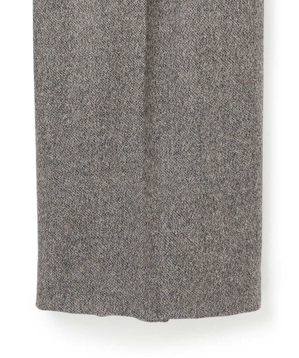 23区 S ラメミックスツイード タック ワイド パンツ 