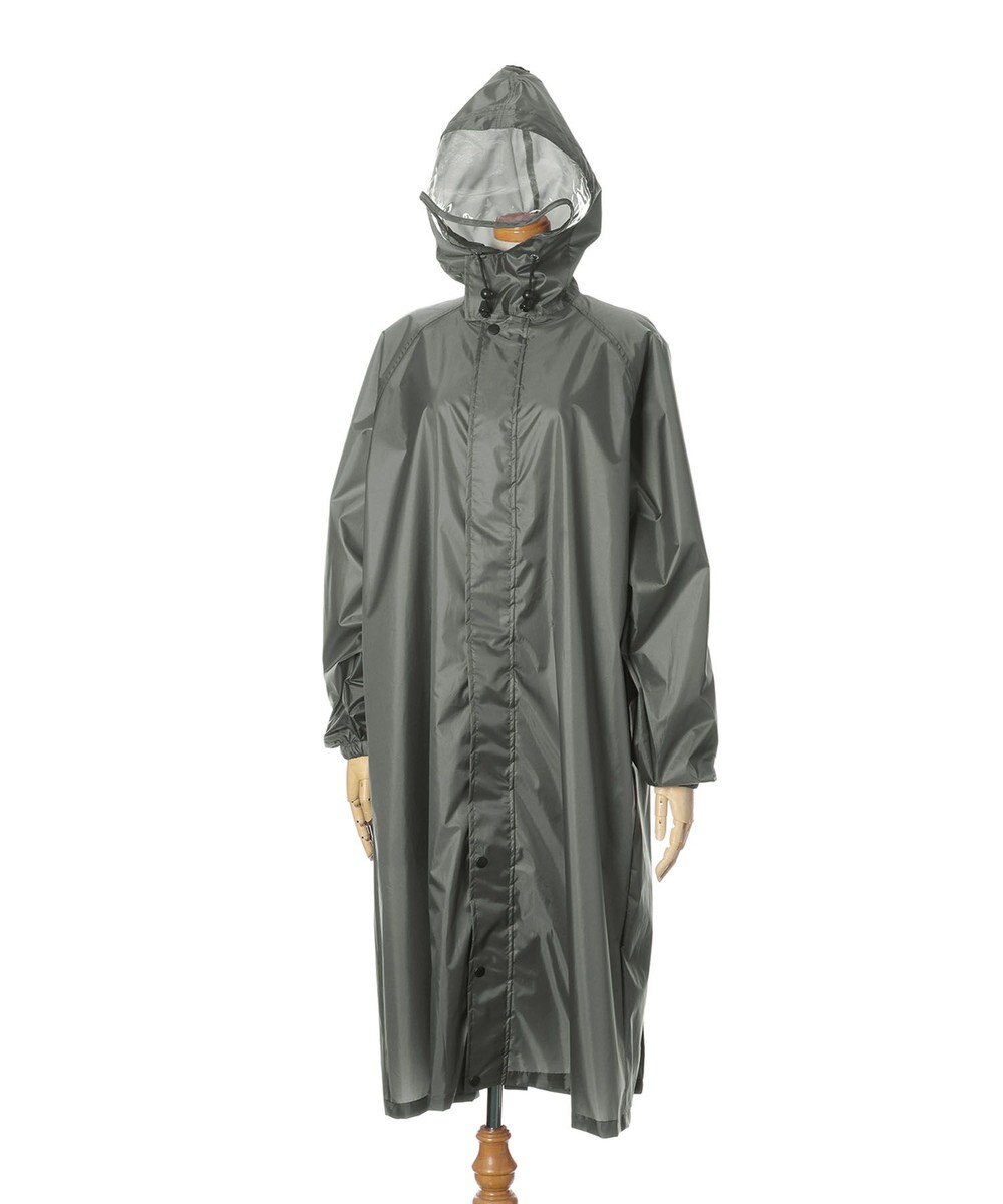 MOONBAT FLAT PURE サイクルコート 無地 自転車 リュック対応 ユニセックス 収納袋付き Mサイズ 