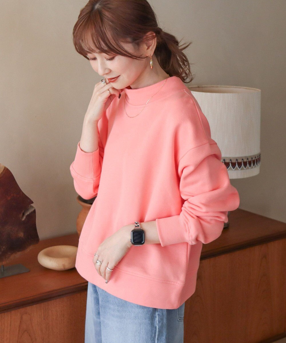 AMERICAN HOLIC モックネック裏起毛プルオーバー 