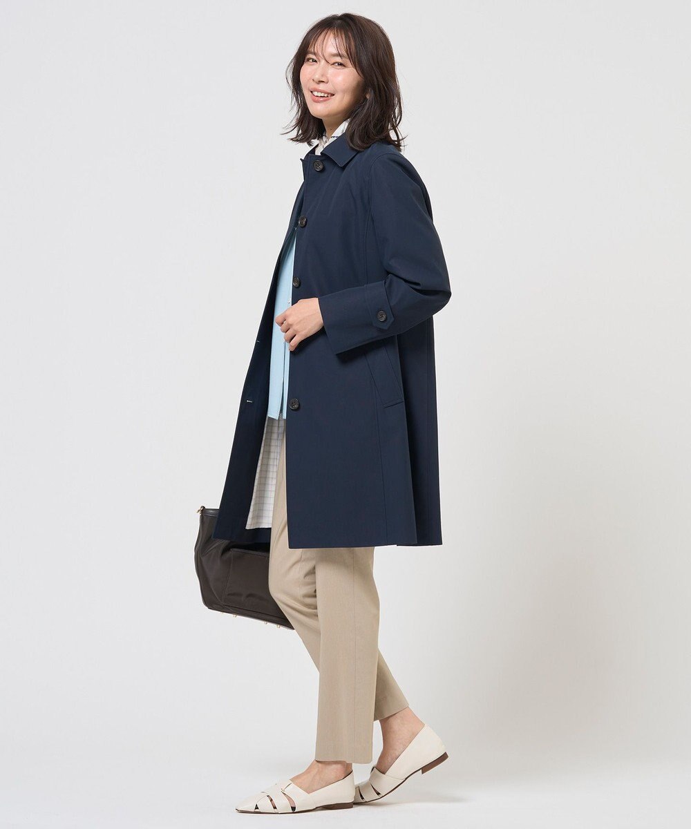 J.PRESS LADIES ドライストレッチ ロング ステンカラー コート 