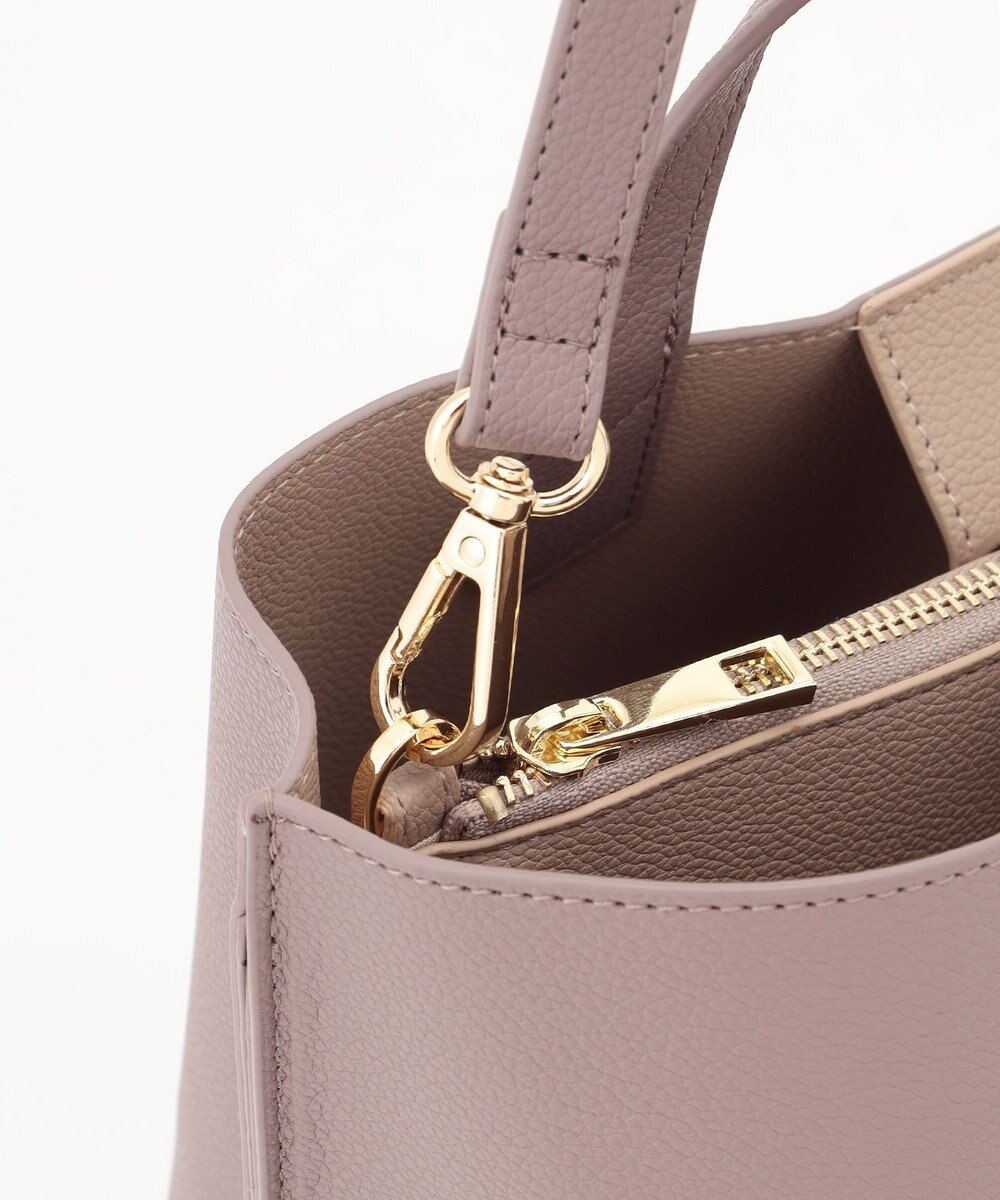 LA BAGAGERIE 【MONICA】バイカラーミディトートバッグ 