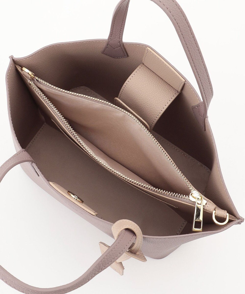 LA BAGAGERIE 【MONICA】バイカラーミディトートバッグ 