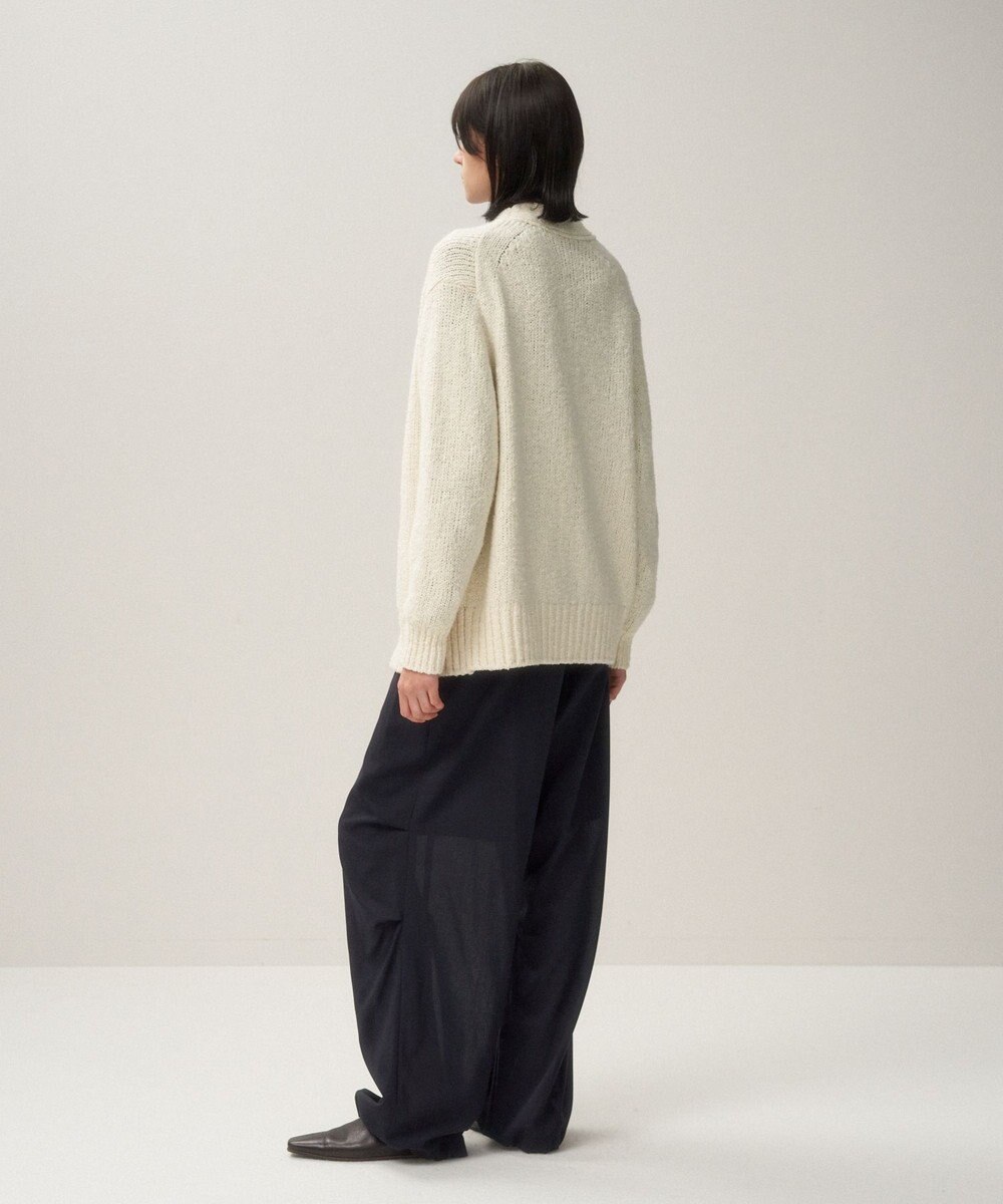 ATON SILK TAM | Vネックカーディガン 