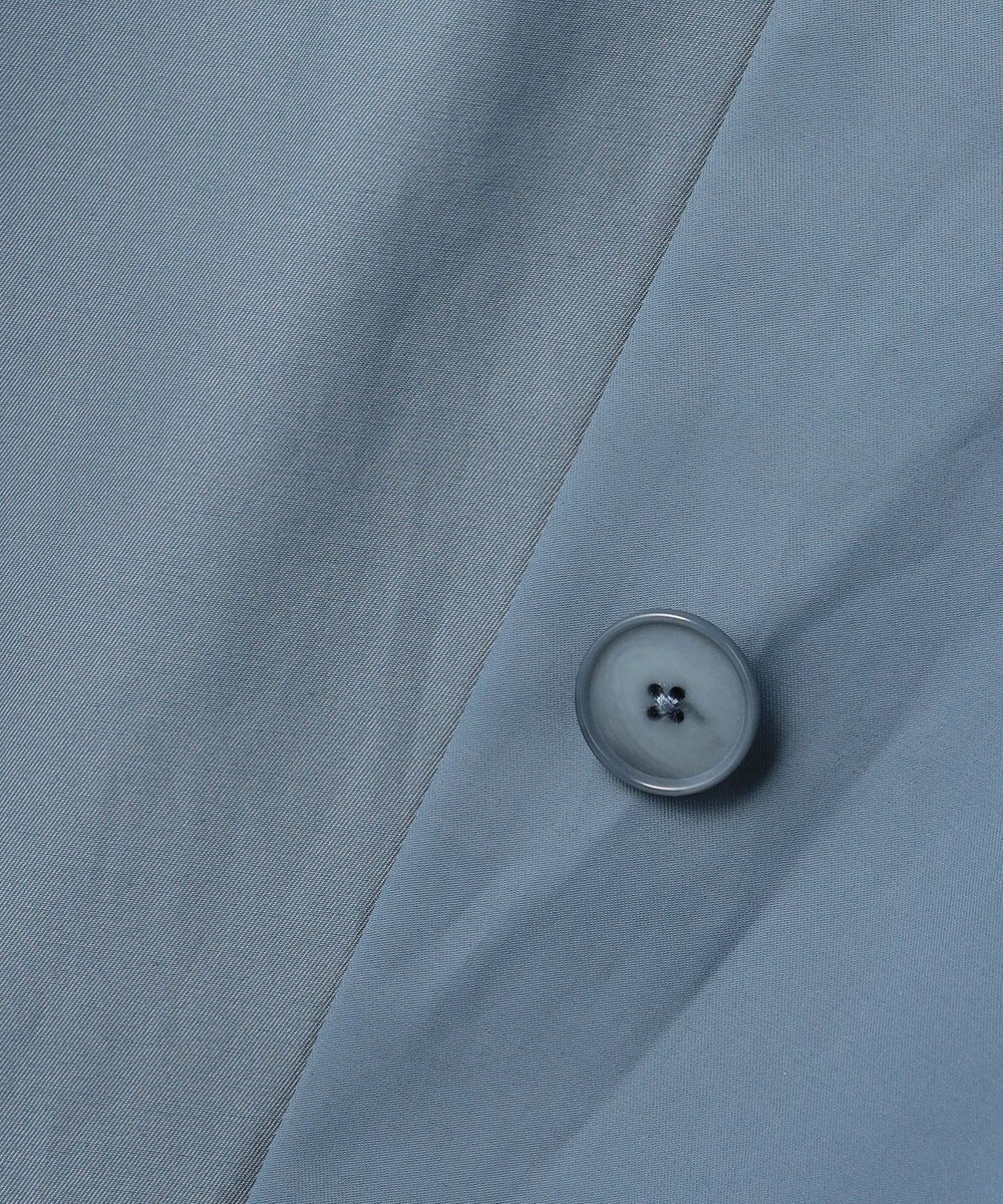 自由区 S コットンナイロンバルカラー コート 