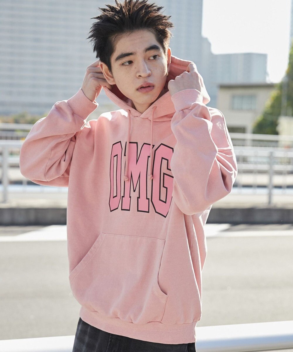 WEGO 【ユニセックス着用ITEM】ピグメントOMGプルパーカー 