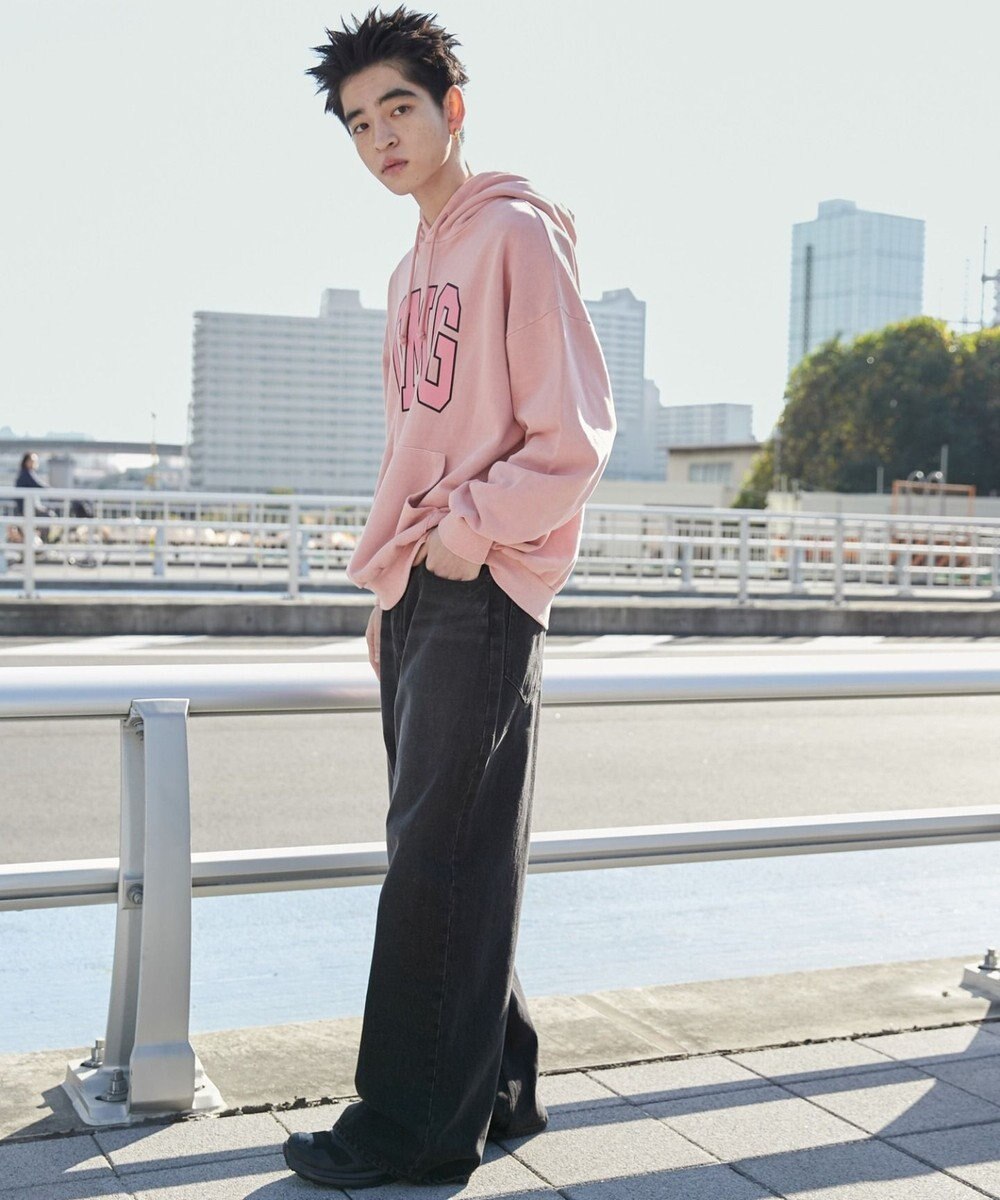 WEGO 【ユニセックス着用ITEM】ピグメントOMGプルパーカー 