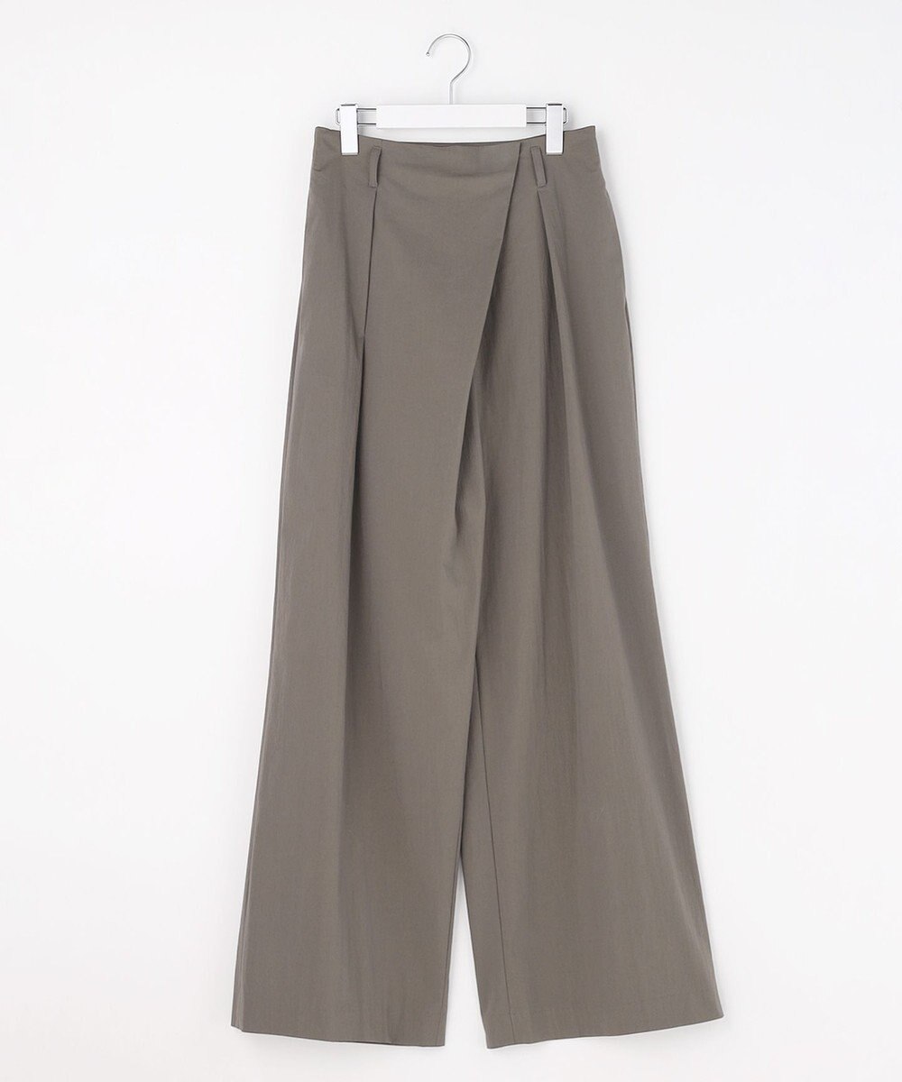 自由区 【カトリエムブーケ】Envelopper ワイドストレートラップパンツ 