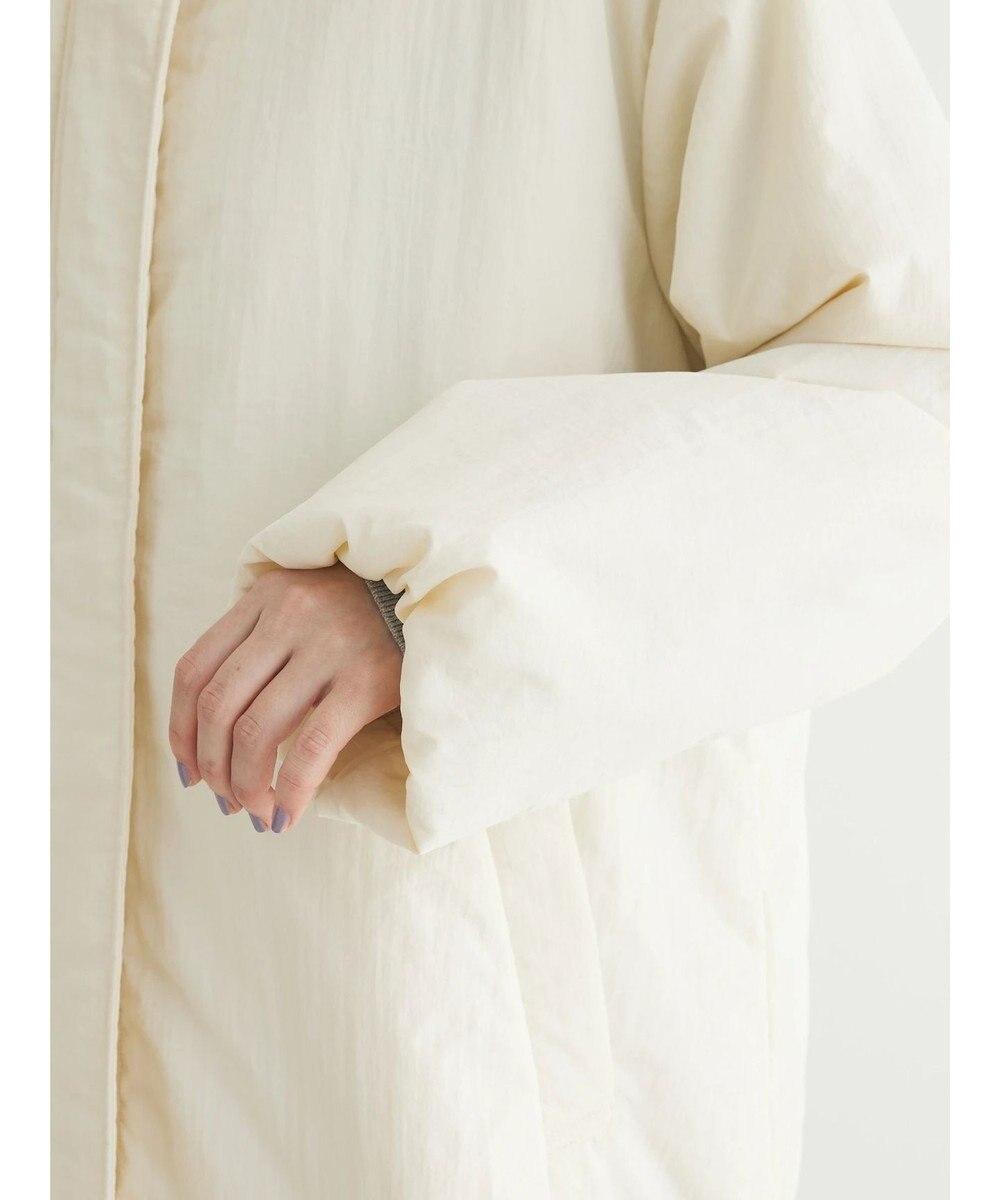 Green Parks 中わたスタンドカラーミドル丈ブルゾン 