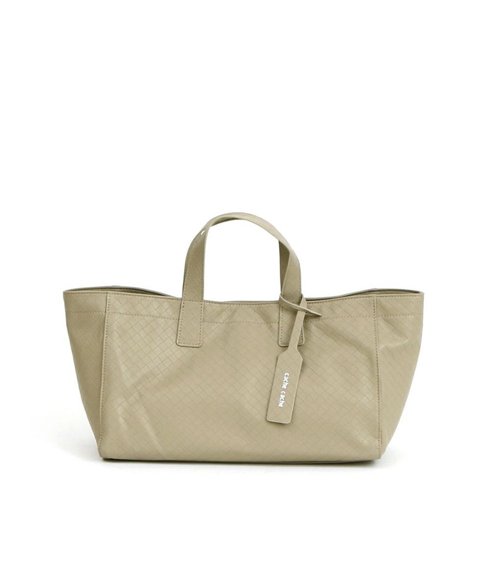 UNBILLION カシュカシュ cachecache / メッシュエンボス横長ショッパートート 