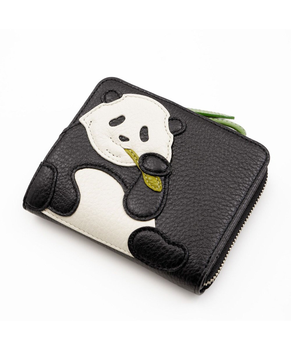 IBIZA アニマーダ　牛革　二つ折り財布（パンダ） 