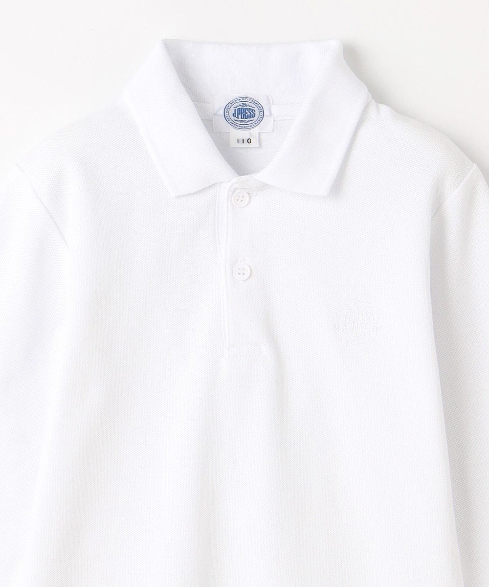 J.PRESS KIDS 【110-130cm】40/2鹿の子 長袖 ポロシャツ 