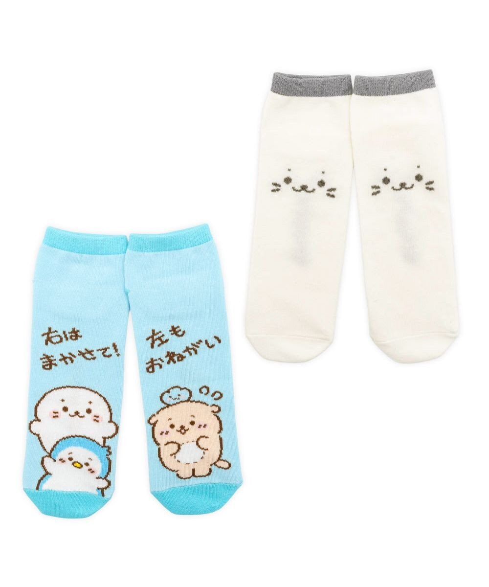 Mother garden しろたん スニーカー丈ソックス 2足セット 《顔ぼん・まかせておねがい》 25～27cm 