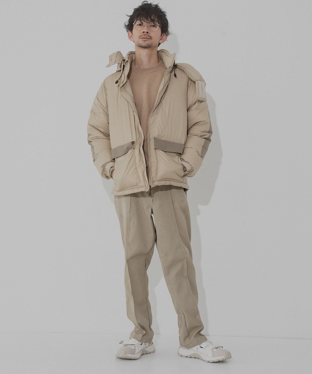 KWD 【日本製/高品質ダウン】BOX DOWN JACKET ダウンジャケット 