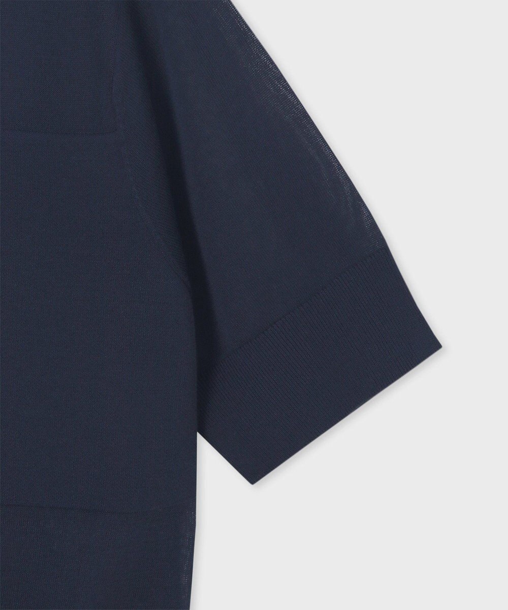 Paul Smith 【洗える】シアーボーダー 半袖ニット 