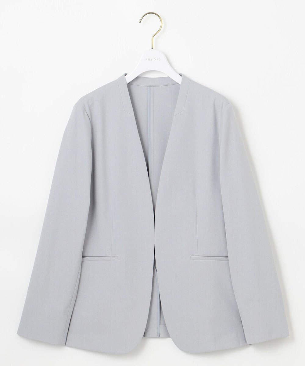 ANY SIS S 【UVカット・接触冷感・吸水速乾】スマートビューティストレッチ ノーカラージャケット 