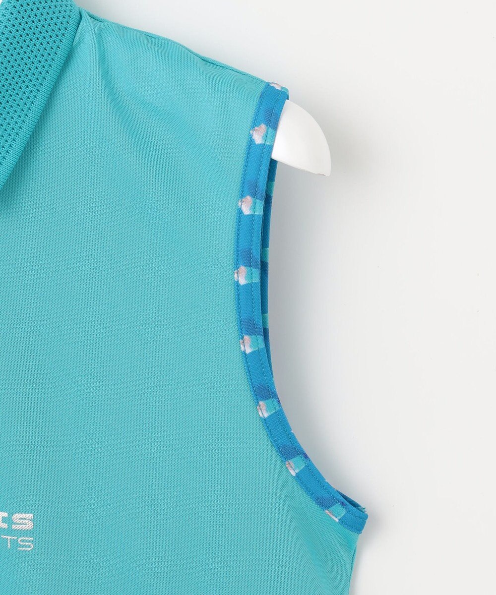 23区GOLF 【WOMEN】【接触冷感・UVケア・吸水速乾】ノースリーブ ポロシャツ 