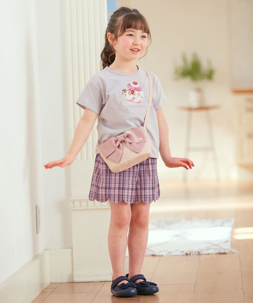 ANY KIDS 水彩風 アニマルプリント Ｔシャツ 