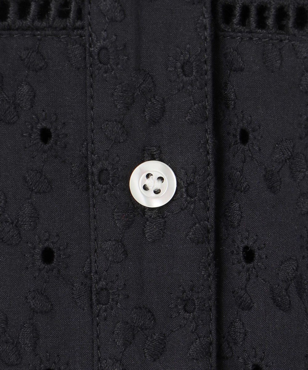 組曲 S エンブロイダリーレース襟付 ブラウス 