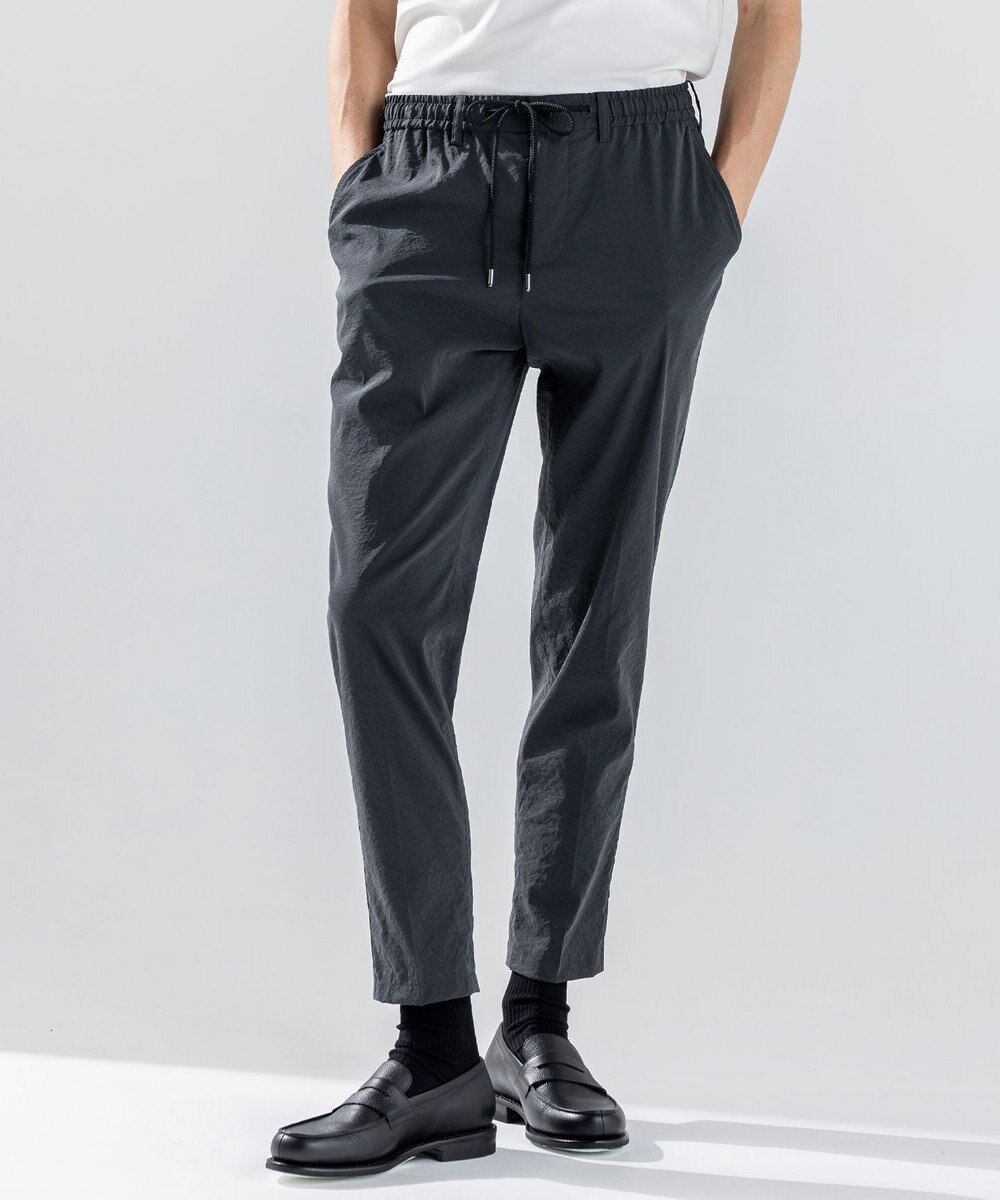 JOSEPH HOMME 新素材【ストレッチ】グレインウェーブストレッチ ドロスト付テーパードパンツ / PEGG CONVERTIBLE 