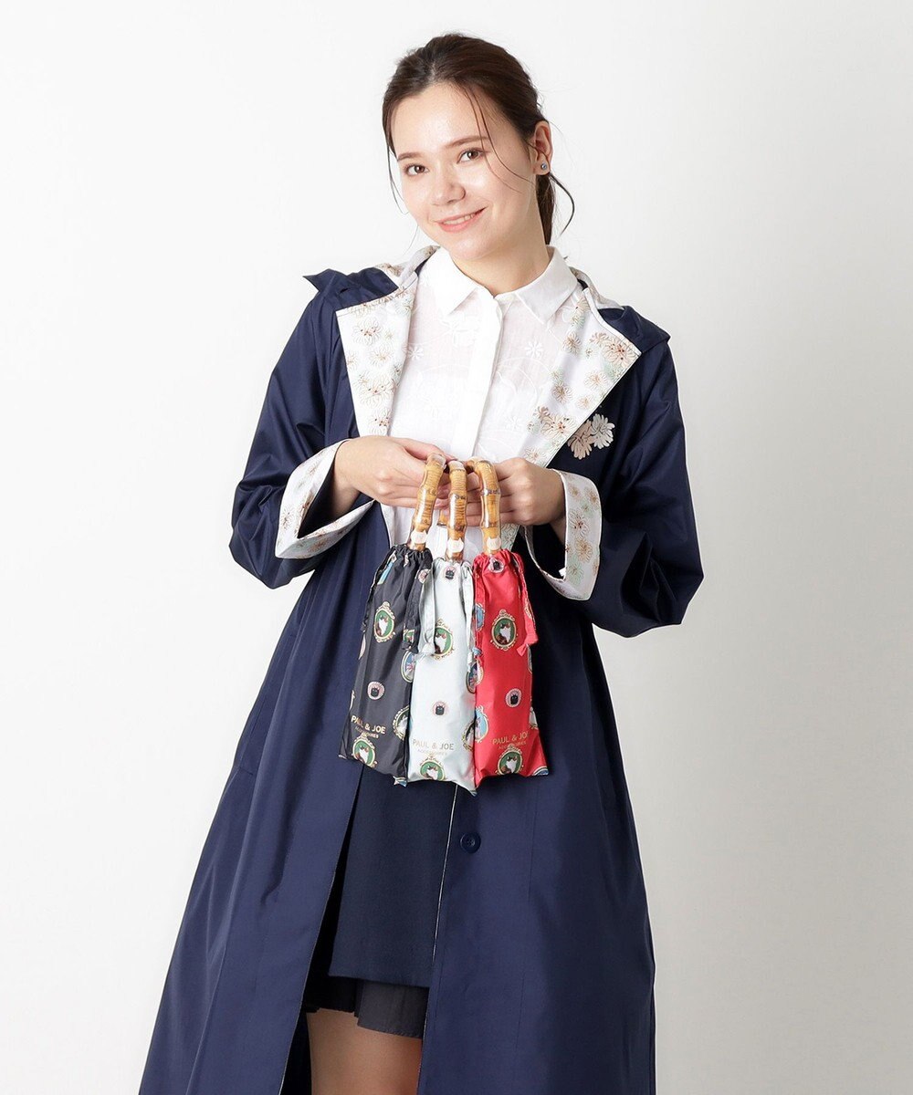 MOONBAT ポール & ジョー (PAUL & JOE ACCESSOIRES) 折りたたみ傘 キャッツ カメオ UV 