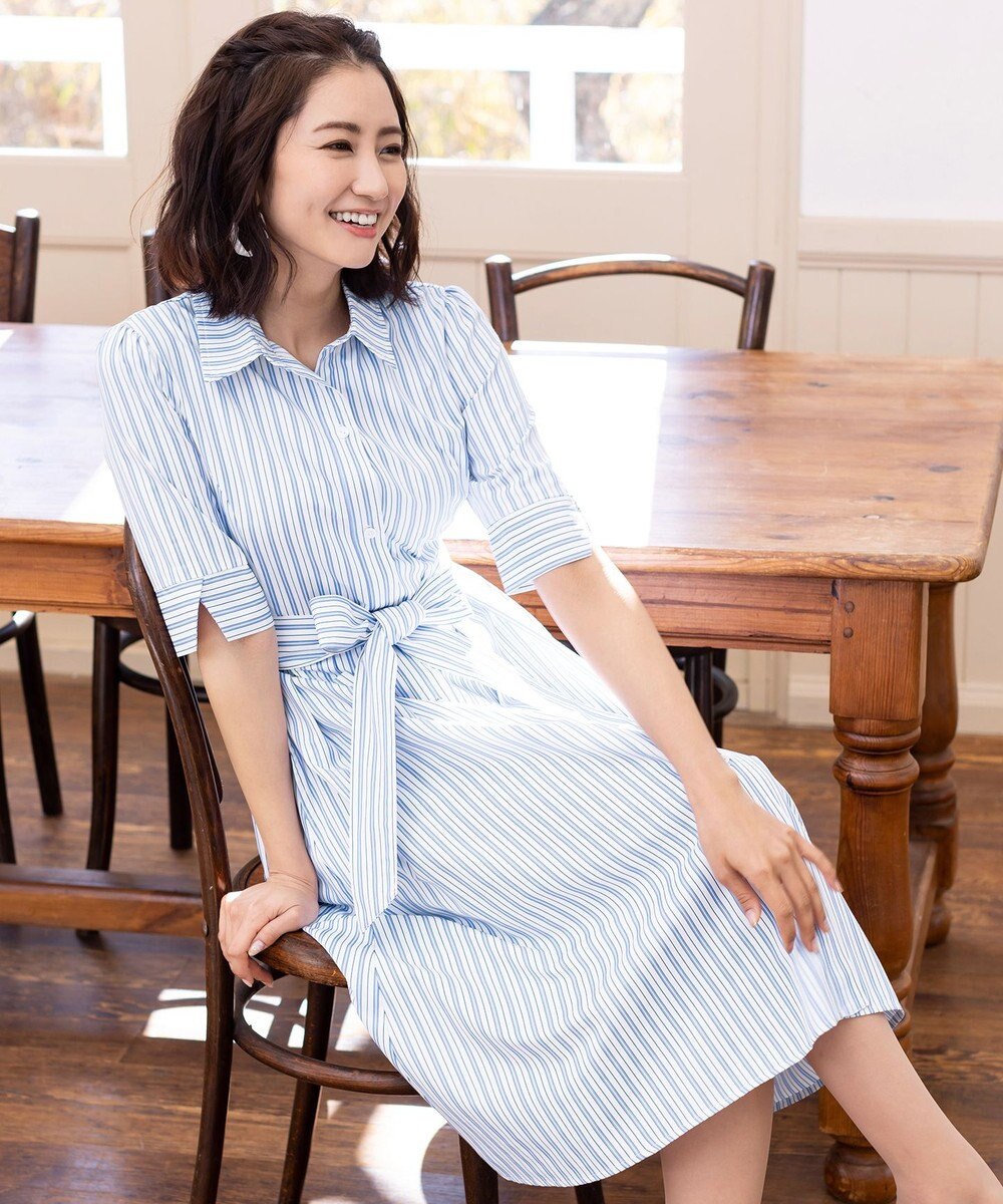洗える 1枚で着映えするストライプシャツワンピース Tiaclasse ファッション通販 公式通販 オンワード クローゼット 洗える 1枚で着映えするストライプシャツワンピース Tiaclasse ファッション通販 公式通販 オンワード クローゼット