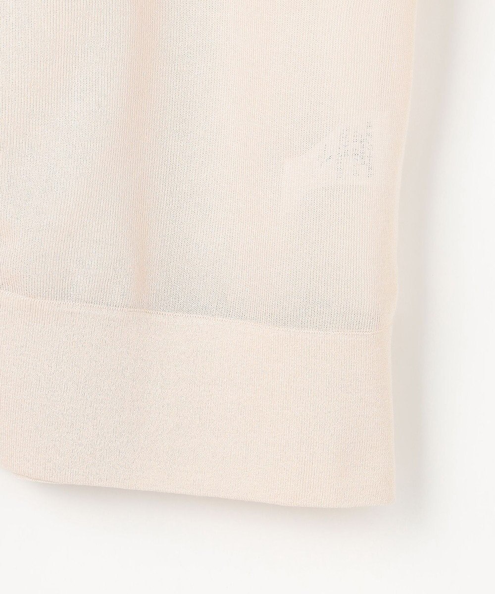 J.PRESS LADIES 【WEB限定カラーあり】SHEER LIGHT KNIT パーカー 