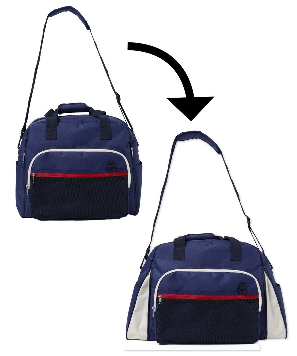 WEGO 【ユニセックス着用ITEM】2way拡張ボストンバッグ 