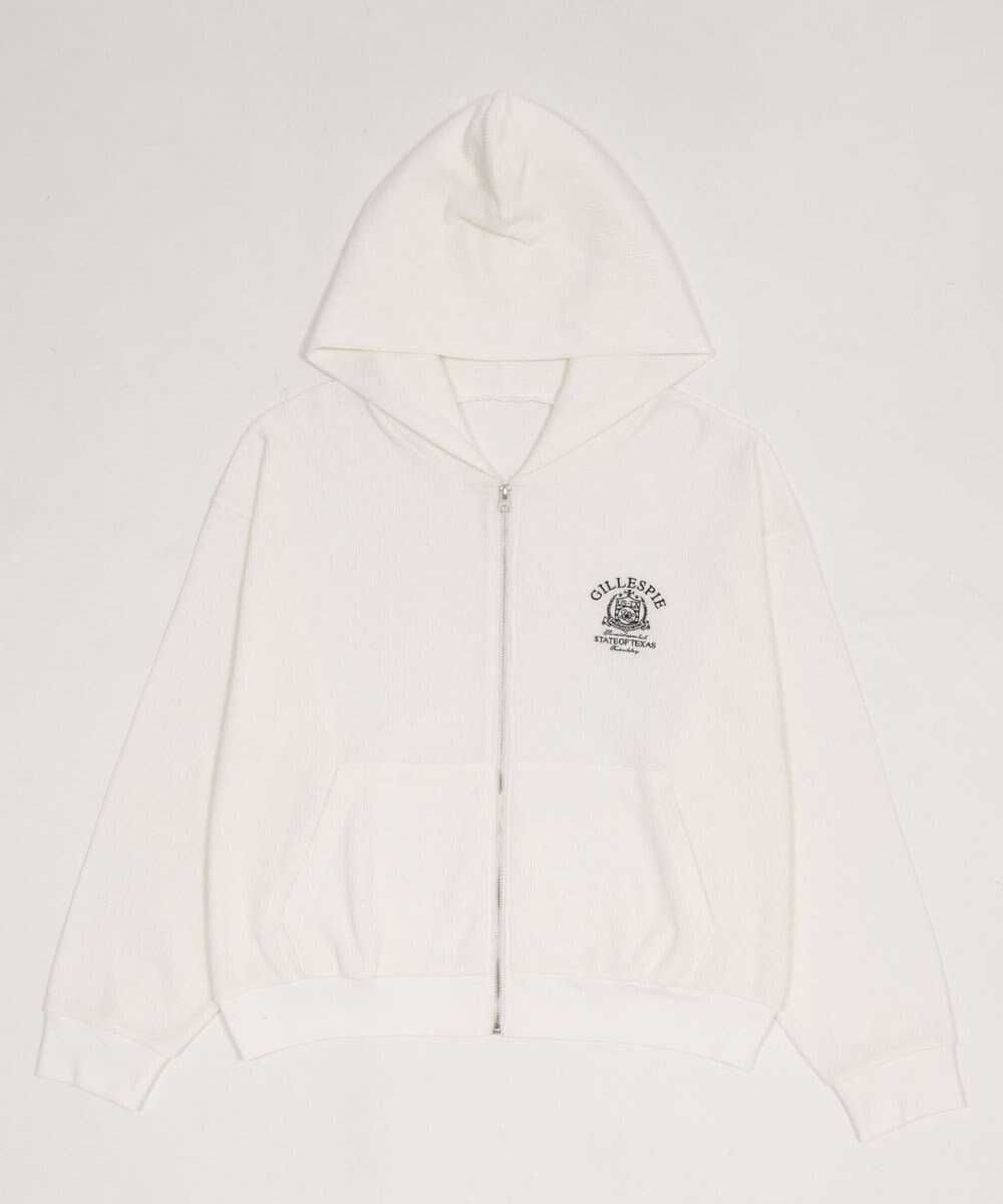 WEGO 【ユニセックス着用ITEM】ワッフルZIPパーカー 