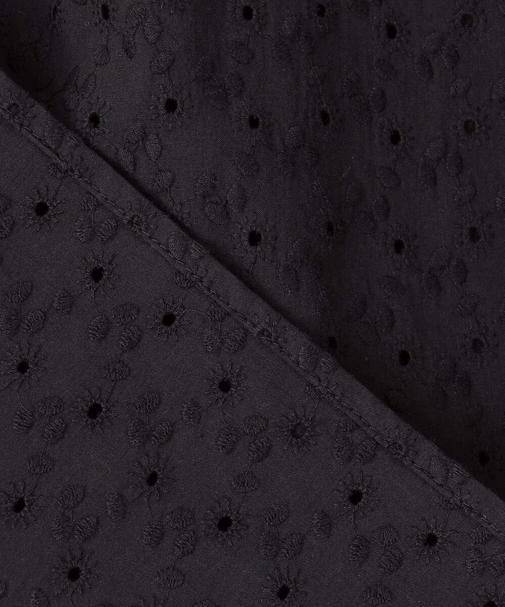 組曲 S エンブロイダリーレース襟付 ブラウス 