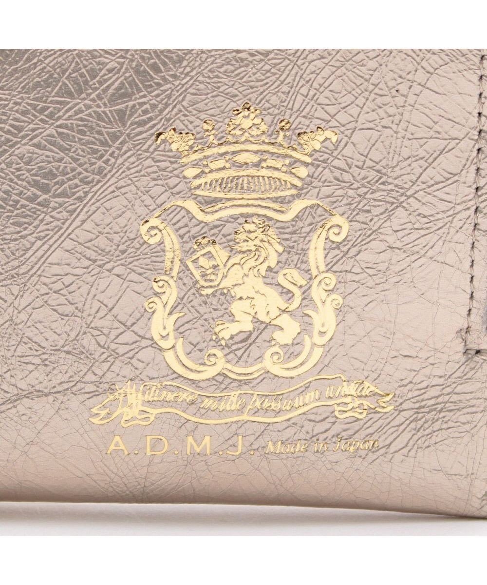 A.D.M.J. 【牛革】クラックメタル/イタリアンレザーオーガナイザーパース 