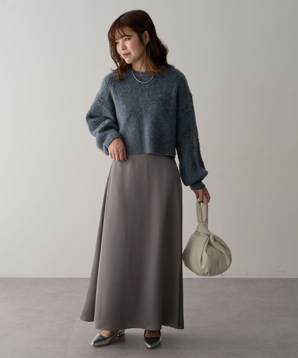 Green Parks ・ＥＬＥＮＣＡＲＥ　ＤＵＥ　ミックスシャギーニット 