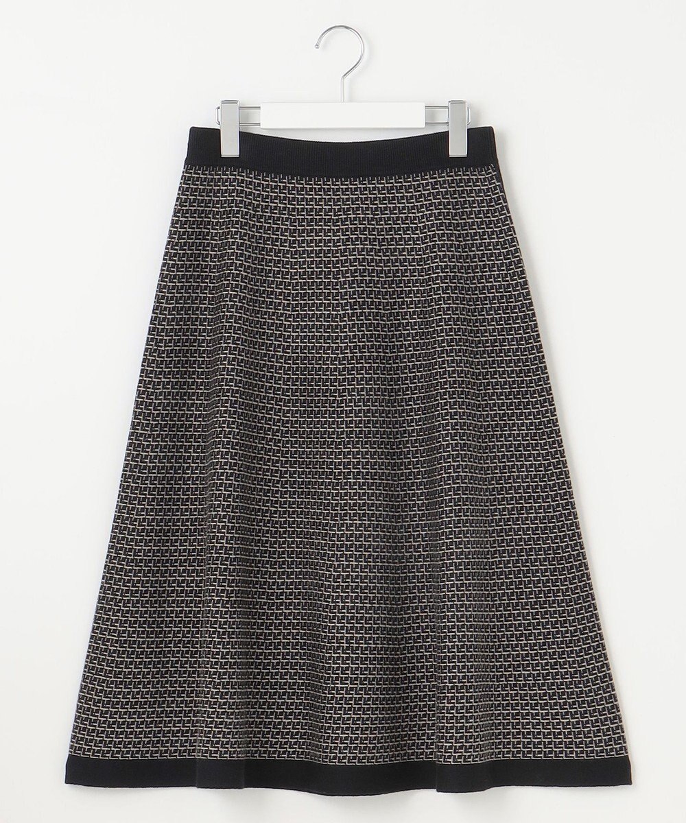 自由区 【WEB限定カラーあり・洗える】リバーシブルニット セットアップ(プルオーバー×フレアスカート) 