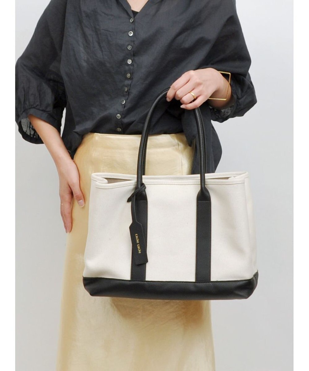 UNBILLION cachecache パーテーションキャンバストートバッグL 