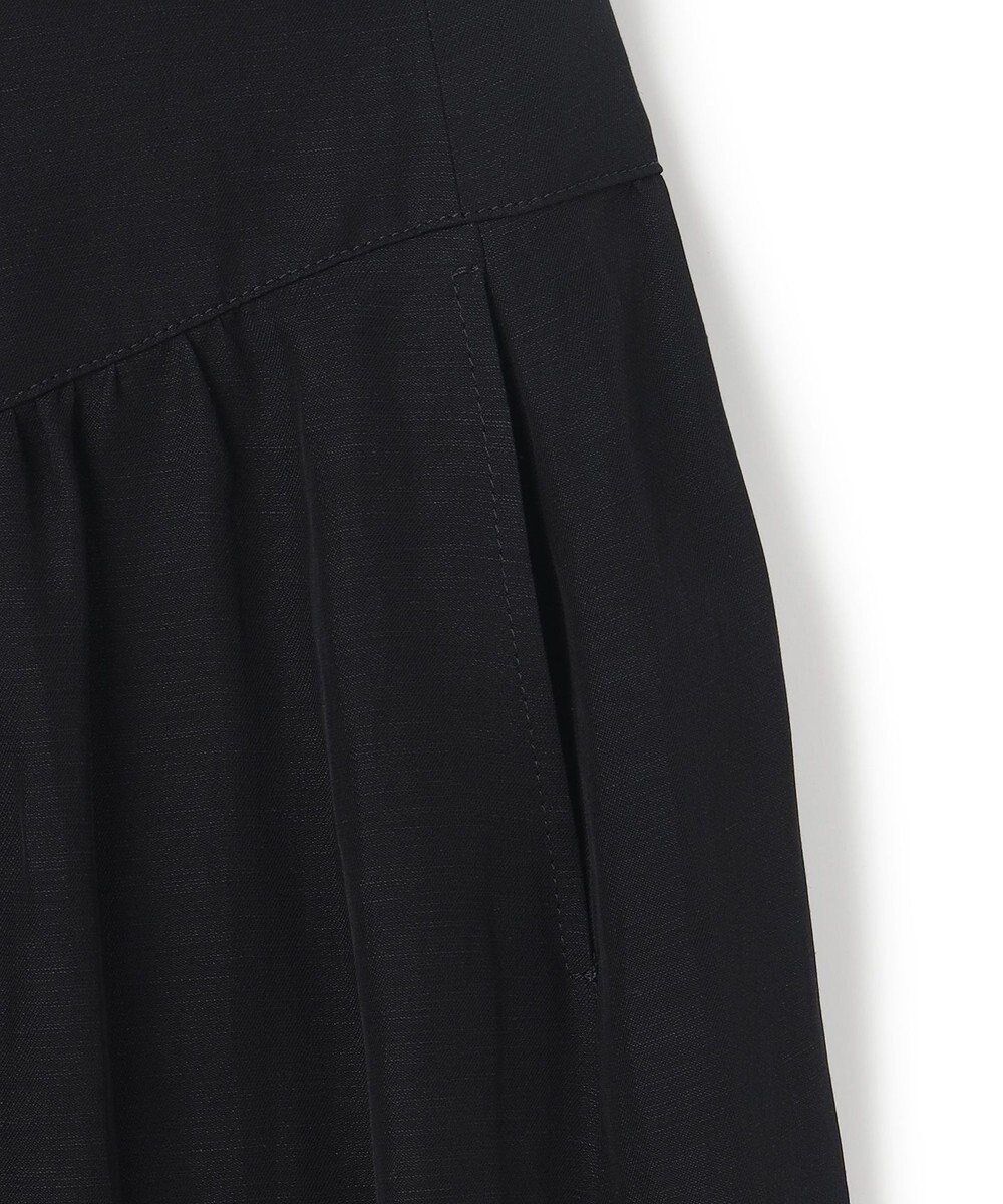 BEIGE， BERNARD / リネン混 ゴールドジップ ハイウエススカート 