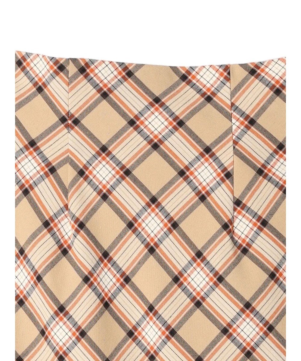 earth music&ecology チェック柄ナロースカート 