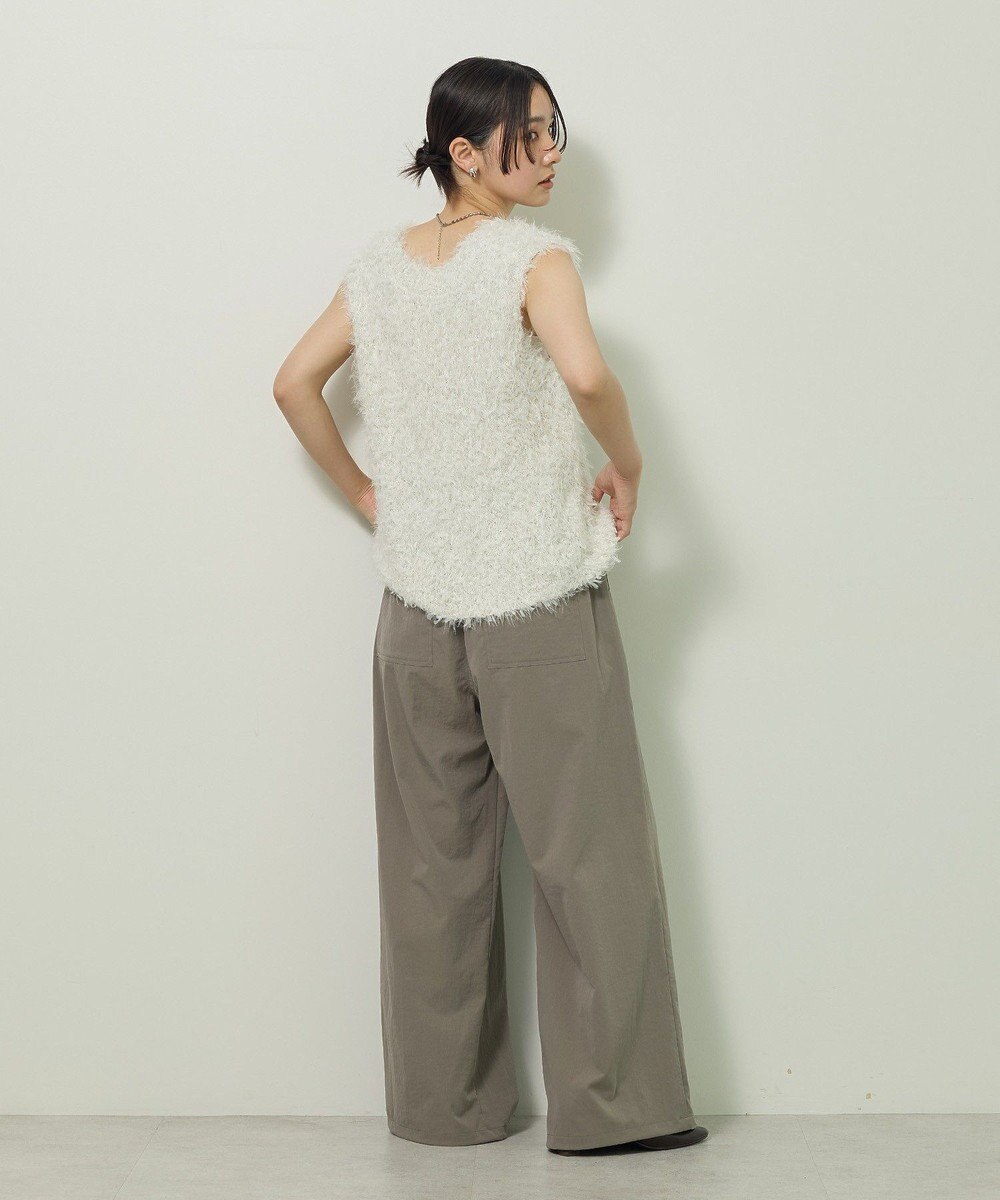 Green Parks フェザーヤーンニットベスト 