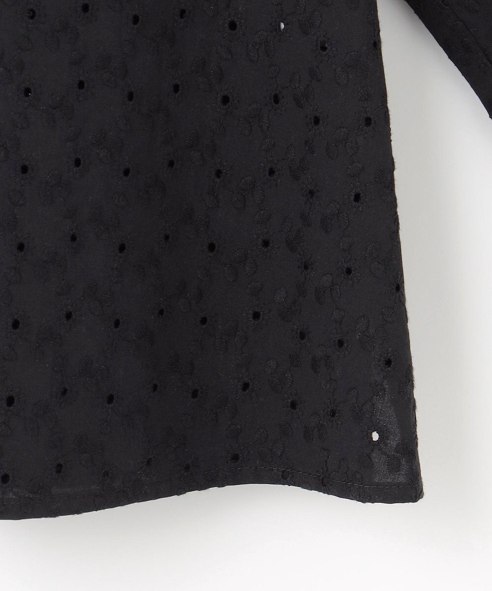 組曲 S エンブロイダリーレース襟付 ブラウス 