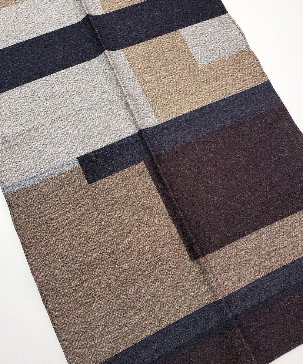 POLS ウールジャカードストール 